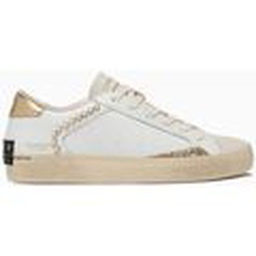 Deportivas Moda DISTRESSED 21002AA7-10 WHITE para mujer - Crime London - Modalova