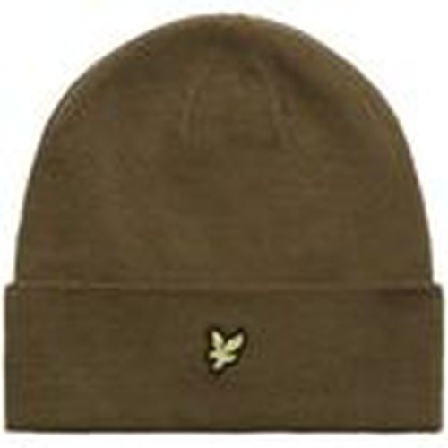 Sombrero HE305CL RACKED RIB BEANIE-W485 OLIVE para hombre - Lyle & Scott - Modalova