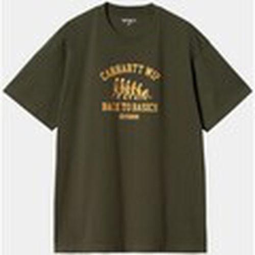 Camiseta CAMISETA BASICS TEE OFFICE GREEN para hombre - Carhartt - Modalova