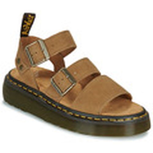 Sandalias Gryphon Quad Savannah Tan Thumbled Nubuck  para mujer - Dr. Martens - Modalova