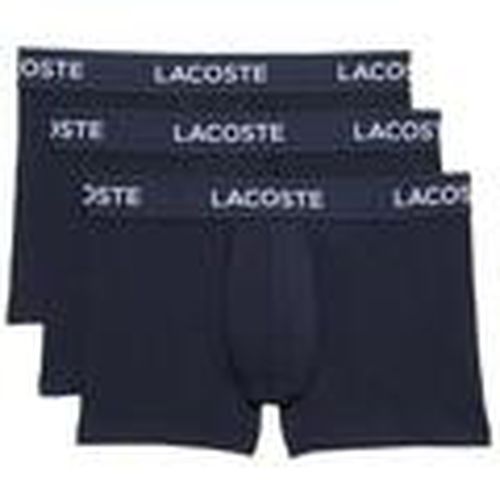 Boxer 3 Pack Cotton Stretch Trunks Navy para hombre - Lacoste - Modalova