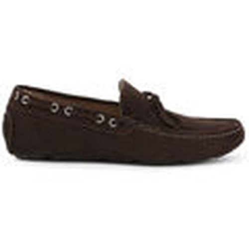 Náuticos Edoardo - Suede Dark Brown para hombre - Duca Di Morrone - Modalova