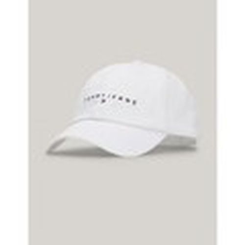 Gorra GORRA LINEAR LOGO 6 PANEL WHITE para mujer - Tommy Jeans - Modalova