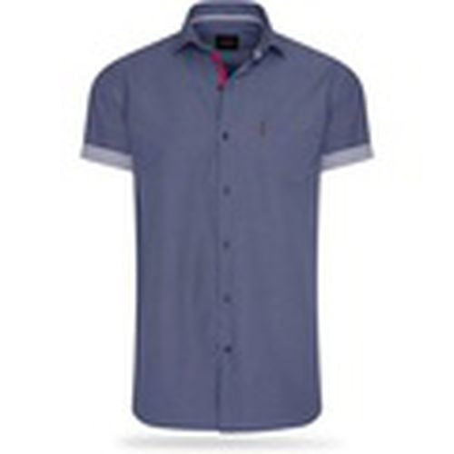 Camisa Short Sleeve Blouse Navy Dotted para mujer - Cappuccino Italia - Modalova