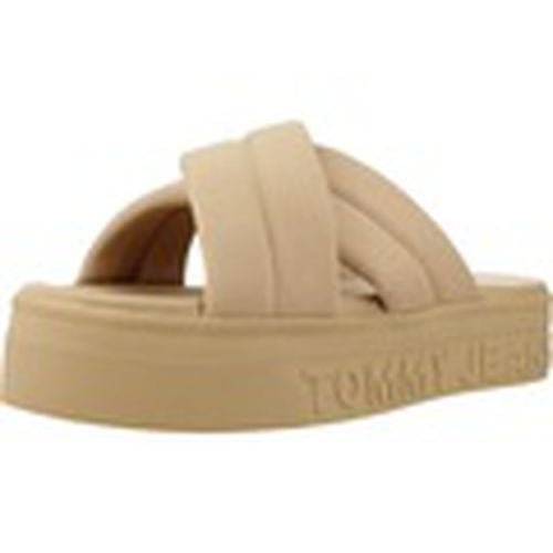 Sandalias TJW LETTERING FLATFORM S para mujer - Tommy Jeans - Modalova