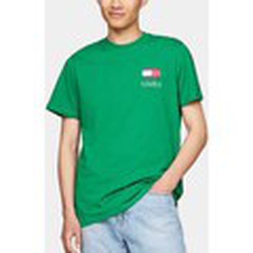 Camiseta CAMISETA ESSENTIAL SLIM FIT LOGO TEE GREEN para hombre - Tommy Jeans - Modalova