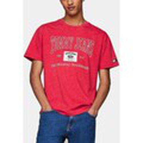 Camiseta CAMISETA ARCHIVE LOGO TEE RED para hombre - Tommy Jeans - Modalova