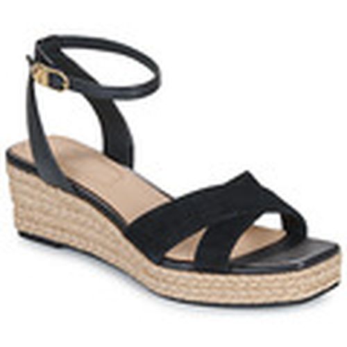 Sandalias LEATHER SUEDE MID WEDGE ESPAD para mujer - Tommy Hilfiger - Modalova