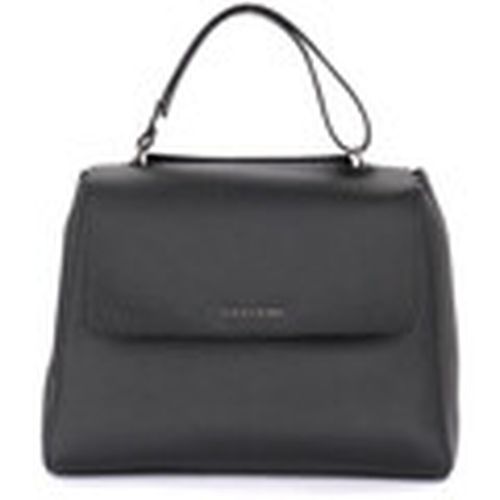 Bolso Bolso Sveva Soft Media de piel granulada negra para mujer - Orciani - Modalova