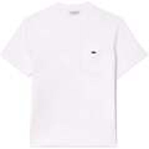 Tops y Camisetas Chest Pocket Cotton T-Shirt White para hombre - Lacoste - Modalova