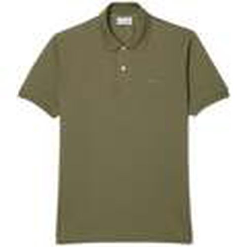 Tops y Camisetas Classic Fit Polo Shirt Khaki Green para hombre - Lacoste - Modalova