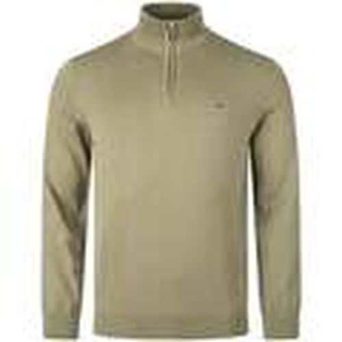 Jersey Quarter Zip Knit Sweater Khaki Green para hombre - Lacoste - Modalova