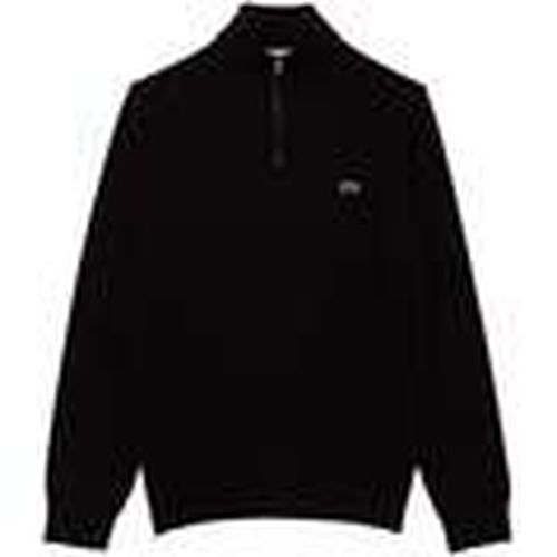 Jersey Quarter Zip Knit Sweater Black para hombre - Lacoste - Modalova