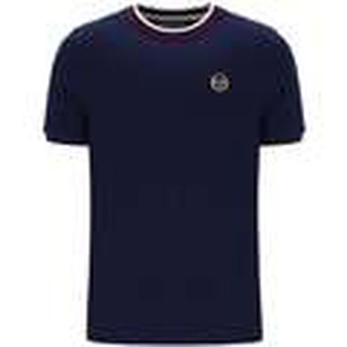 Tops y Camisetas Rainer T-Shirt Maritime Blue/Sun Dried Tomato para hombre - Sergio Tacchini - Modalova