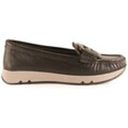 Mocasines Mocasines Casual de piel con hebilla para mujer - Pie De Angel - Modalova