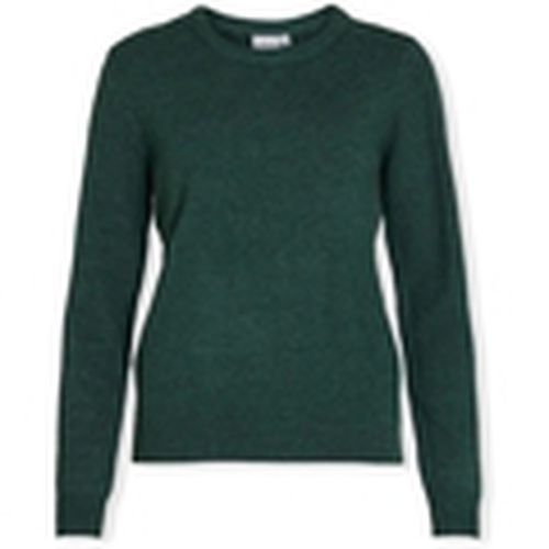 Jersey Noos Ril O-Neck Knit - Pineneedle para mujer - Vila - Modalova