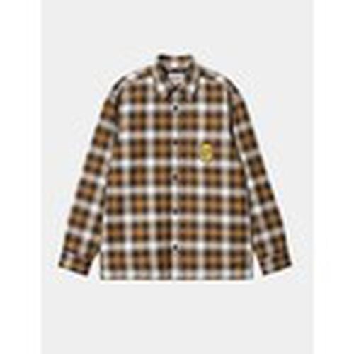 Camisa manga larga CAMISA MONAHAN SHIRT JAC HAMILTON BROWN para hombre - Carhartt - Modalova