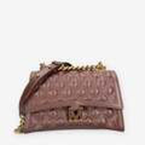 Bandolera FLAT RHOMBUS M_24-CHOCOLATE / LIGHT OTTONE para mujer - Marc Ellis - Modalova