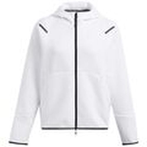 Jersey Sudadera Unstoppable Fleece Full-Zip Mujer White/Black para mujer - Under Armour - Modalova