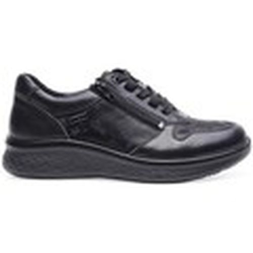 Zapatos Mujer BLUCHER 819-SF IMPERMEABLE PIEL-LICRA NEGRA para mujer - G Comfort - Modalova