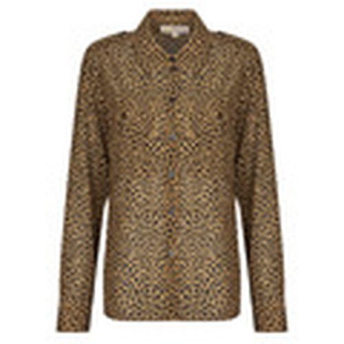 Camisa CHEETAH BTN DOWN BLS para mujer - MICHAEL Michael Kors - Modalova