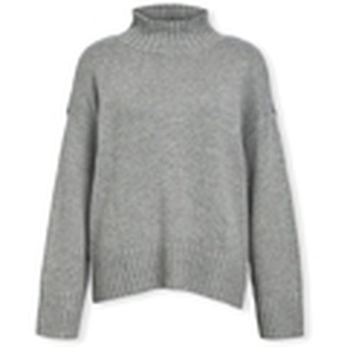 Jersey Noos Agnes LO Knit - Medium Grey Melange para mujer - Object - Modalova