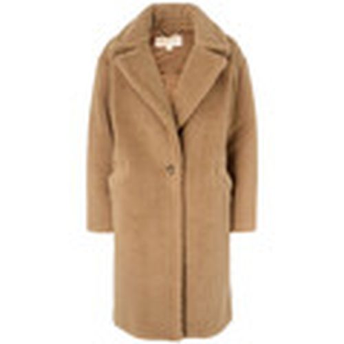 Abrigo Abrigo Teddy en shearling camel para mujer - MICHAEL Michael Kors - Modalova