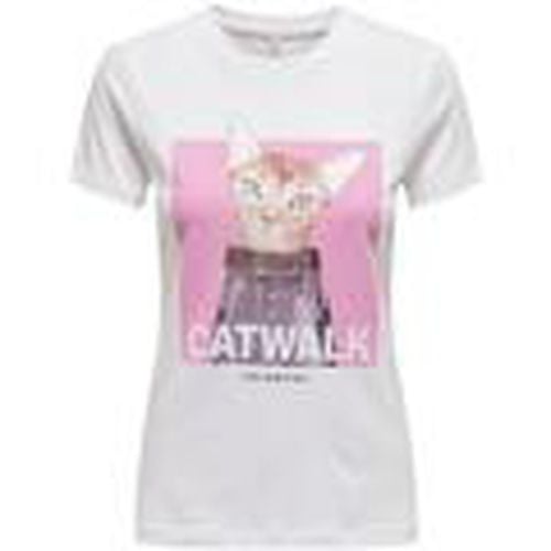 Tops y Camisetas 15291975-White Catwa para mujer - Only - Modalova