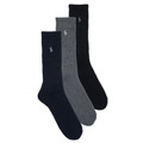 Calcetines altos CREW W/PP CREW 3 PACK para hombre - Polo Ralph Lauren - Modalova