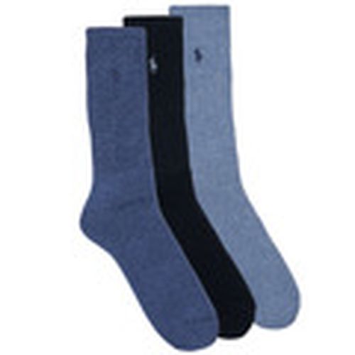 Calcetines altos CREW W/PP CREW 3 PACK para hombre - Polo Ralph Lauren - Modalova