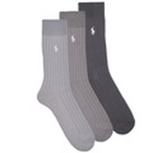 Calcetines altos EGYPTIAN 3PK CREW SOCK 3 PACK para hombre - Polo Ralph Lauren - Modalova