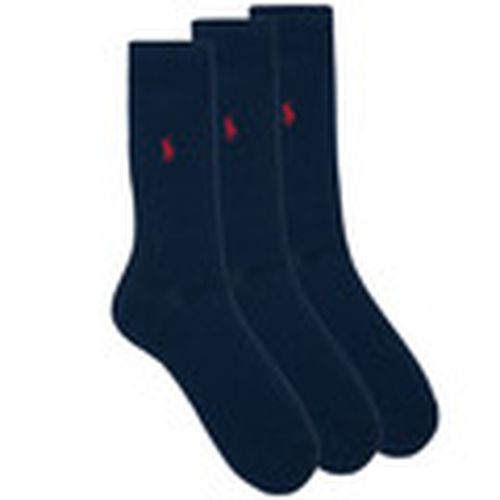 Calcetines altos MERCERIZED SOCKS 3 PACK para hombre - Polo Ralph Lauren - Modalova