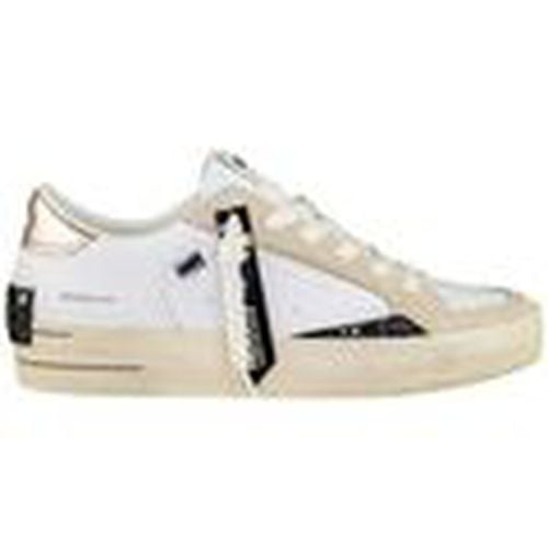 Deportivas Moda SK8 DELUXE 21114AA7-10 WHITE PINK para mujer - Crime London - Modalova