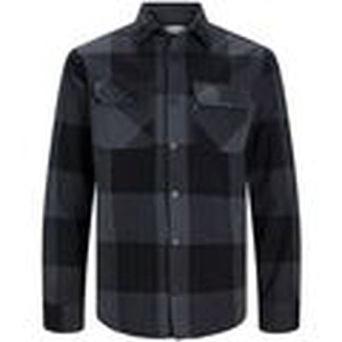 Camisa manga larga 12248409 DARREN-ASPHALT para hombre - Jack & Jones - Modalova