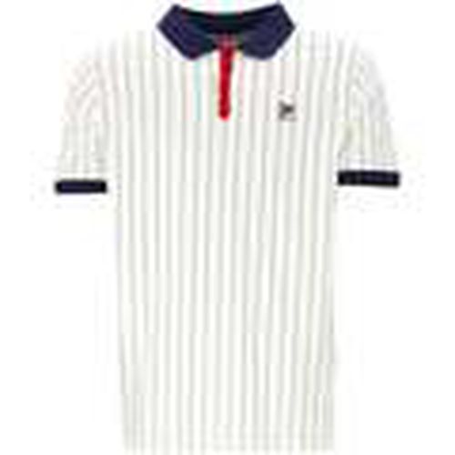 Tops y Camisetas BB1 Classic Striped Polo Shirt White/ Navy/ Red para hombre - Fila - Modalova