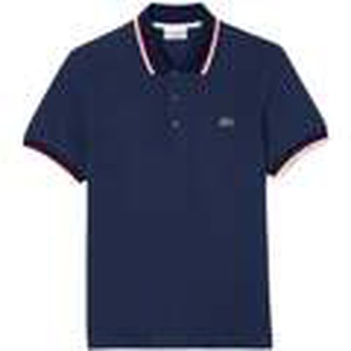 Tops y Camisetas Regular Fit Stretch Mini Piqué Polo Shirt Blue Chine para hombre - Lacoste - Modalova