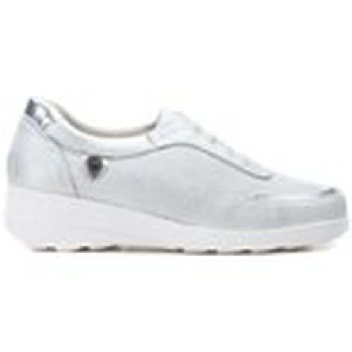 Zapatos Zapatillas casual de piel blanca para mujer - Iberico Shoes - Modalova