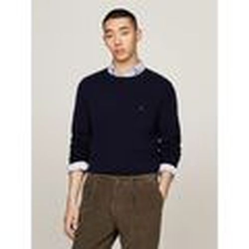 Jersey MW0MW36535 LAMBSWOOL-DW5 NAVY BLUE para hombre - Tommy Hilfiger - Modalova