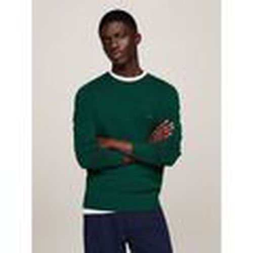 Jersey MW0MW36535 LAMBSWOOL-MRB ORNAMENTAL GREEN HTR para hombre - Tommy Hilfiger - Modalova