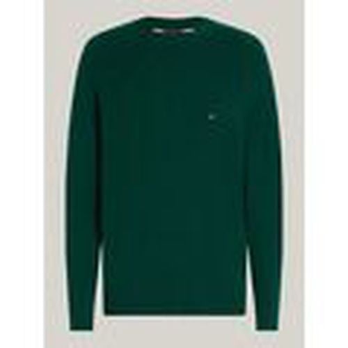 Jersey MW0MW36535 LAMBSWOOL-MRB ORNAMENTAL GREEN HTR para hombre - Tommy Hilfiger - Modalova