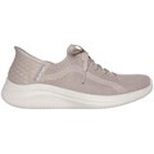 Deportivas Moda DEPORTIVA SLIP-INS ULTRA FLEX 3.0-BRILLIANT PATH TAUPE para mujer - Skechers - Modalova