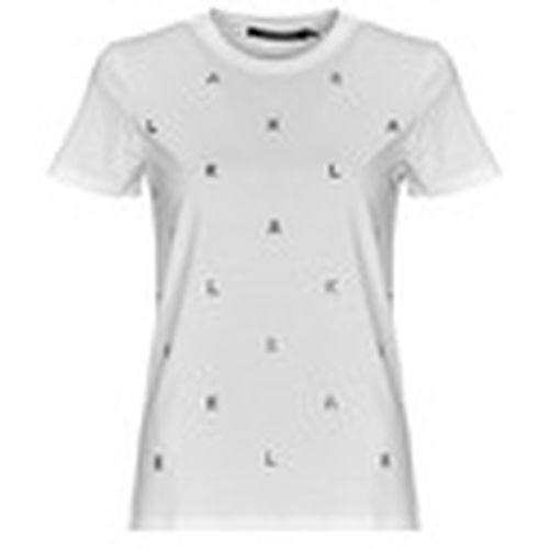 Camiseta RHINESTONE KARL T-SHIRT para mujer - Karl Lagerfeld - Modalova