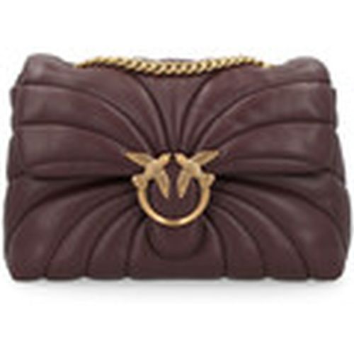 Bolso Bolso Classic Love Puff de napa burdeos para mujer - Pinko - Modalova