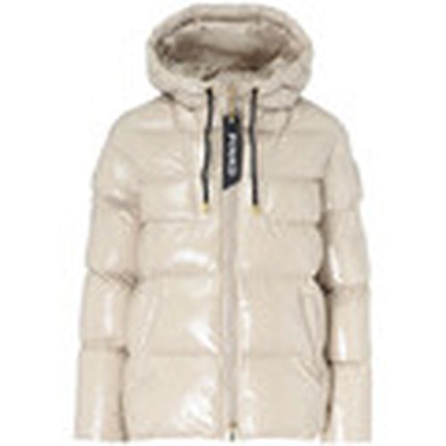 Abrigo de plumas Chaquetas de plumas brillante en nylon cristal beige para mujer - Pinko - Modalova