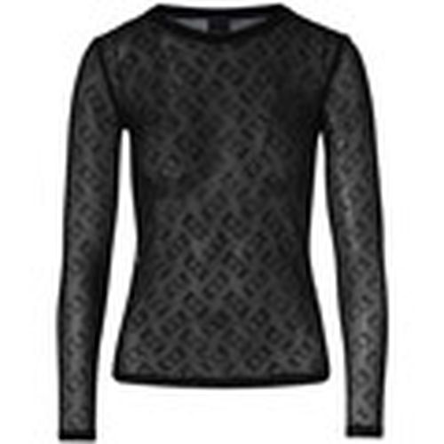 Jersey Jersey de manga larga negro encaje transparente para mujer - Pinko - Modalova