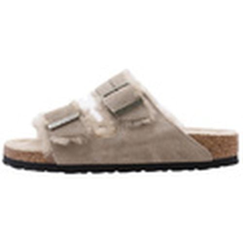 Zuecos Arizona Shearling LEVE Taupe LAF para mujer - Birkenstock - Modalova