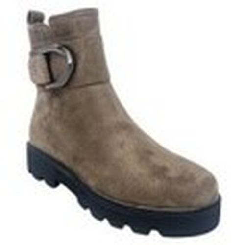 Botines Botín señora 27215 azs taupe para mujer - Amarpies - Modalova