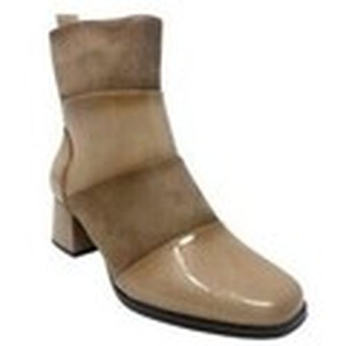 Botines Botín señora 27129 amd taupe para mujer - Amarpies - Modalova
