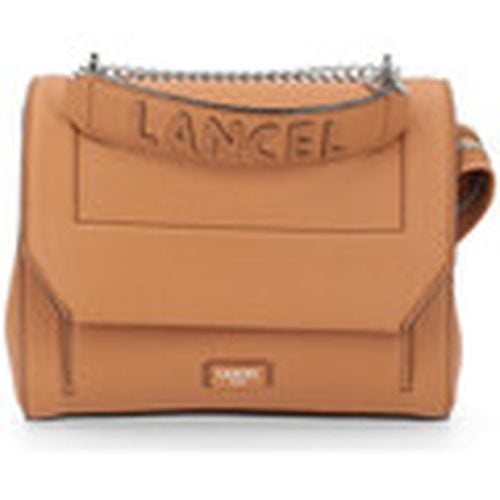 Bolso Lancel Ninon M Flap Bag de piel color camel para mujer - Lancel Paris 1876 - Modalova