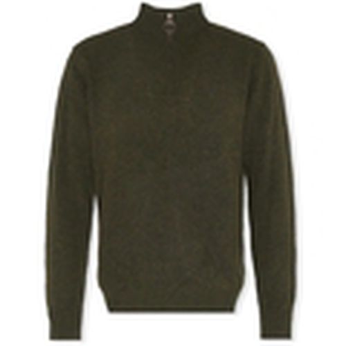 Jersey Lambswool Half Zip Knit - Seaweed para hombre - Barbour - Modalova